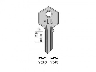 LLAVE DE ACERO YA-2D